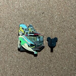 Tinkerbell Trolley Main Street Disney trading pin